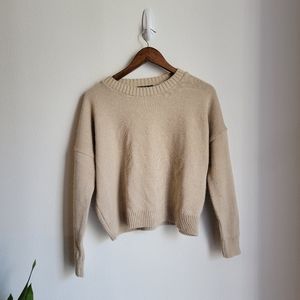Nasty gal Knit Sweater Beige